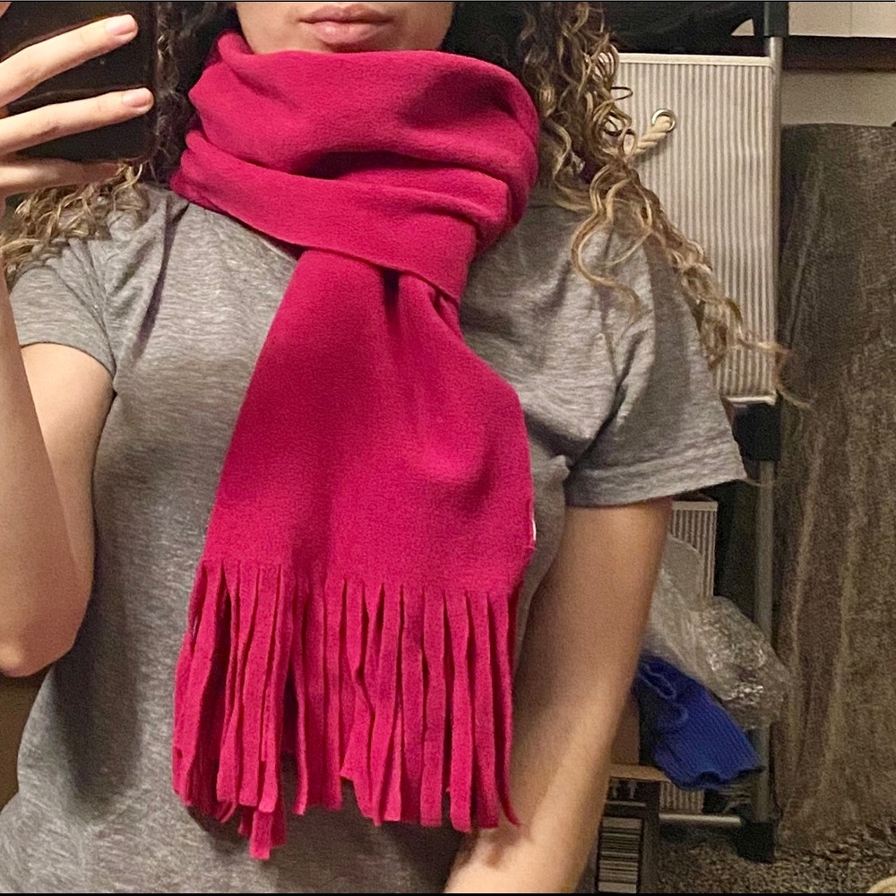 Wide Pink Scarf